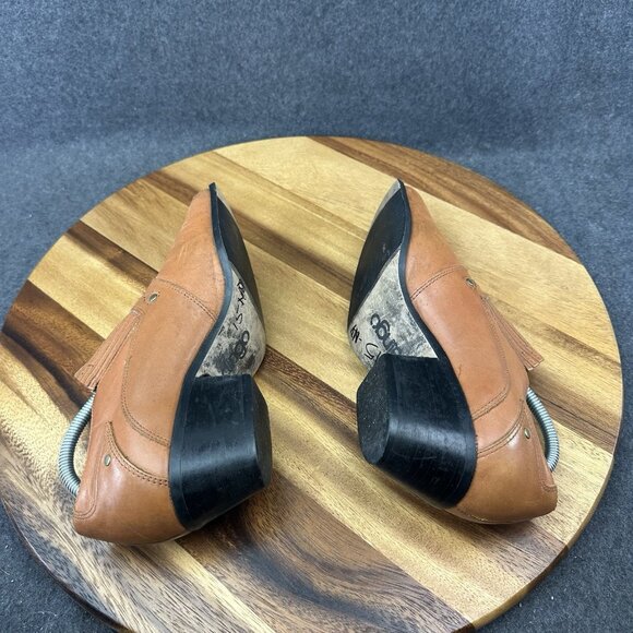 Dingo Women’s Brown Leather Western Country Cowgirl Ankle Sz 7 D102218 - Picture 8 of 11